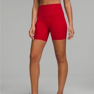 Lululemon Base Pace Dark Red 6”